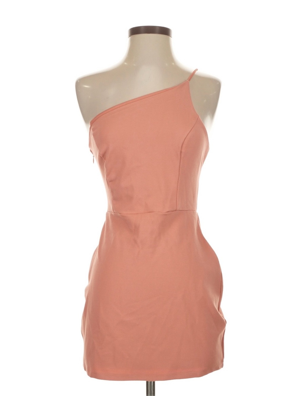 NBD One-Shoulder Rose Peach Mini Dress NWT Size S